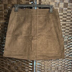 Banana Republic Factory Brown Corduroy Mini Skirt Size 4
